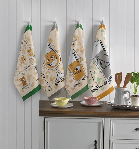 PANO DE COPA 6 PÇS PRIMORE TEKA